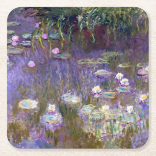 Dessous-de-verre Carré En Papier Etang Lily, Monet