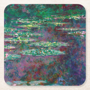 Dessous-de-verre Carré En Papier Etang Lily, Monet
