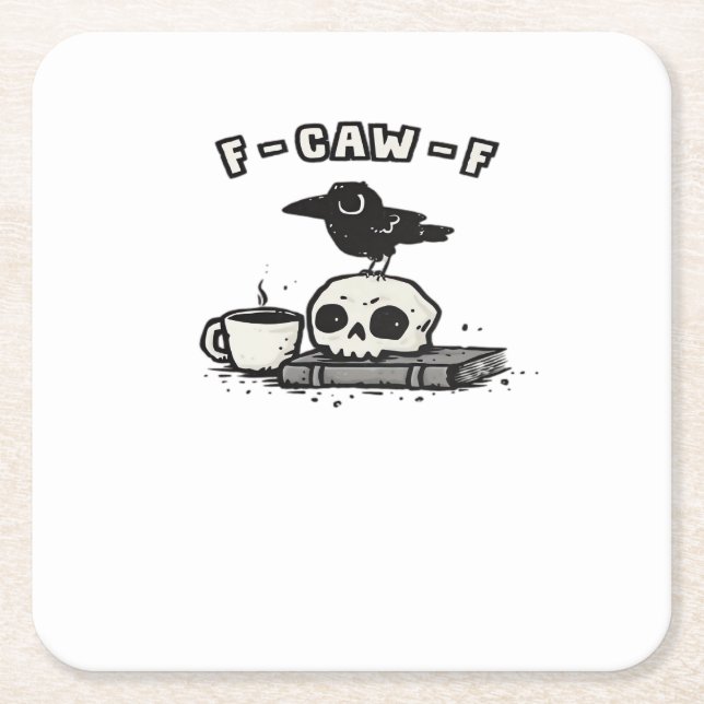 Dessous-de-verre Carré En Papier F Caw F Cool Unique Look (Devant)