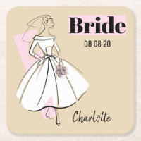 Fashion Bride Neutral Bride Date Nom dessous de ve