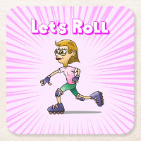 Fille au roller cool
