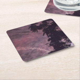 Dessous-de-verre Carré En Papier Fireworks 16 dessous de verre papier