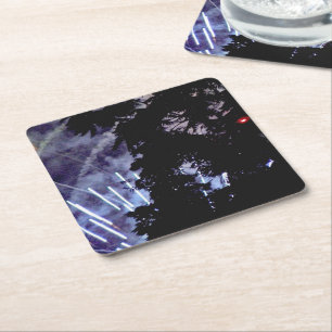 Dessous-de-verre Carré En Papier Fireworks 1 dessous de verre papier