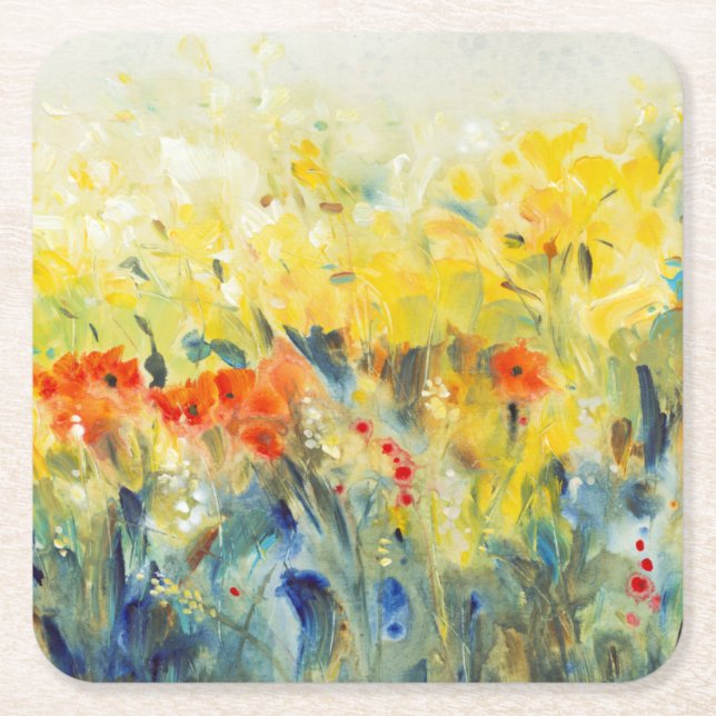 Dessous-de-verre Carré En Papier Flore Sway II (Devant)