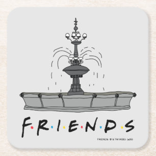 Dessous-de-verre Carré En Papier Fontaine FRIENDS™