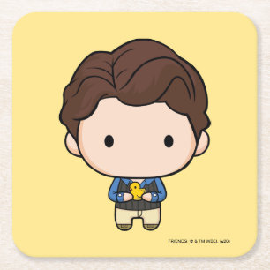 Dessous-de-verre Carré En Papier FRIENDS™ Chandler Chibi