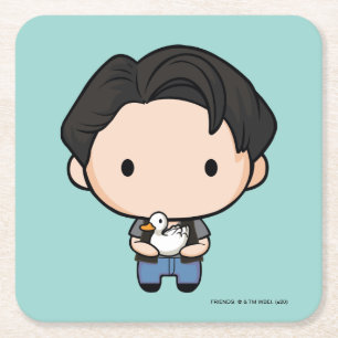 Dessous-de-verre Carré En Papier FRIENDS™   Joey Chibi