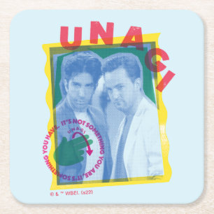 Dessous-de-verre Carré En Papier FRIENDS™ Ross & Chandler - Unagi