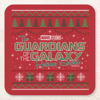 Dessous-de-verre Carré En Papier Gardiens de la Galaxy Holiday Cross Stitch