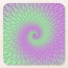 Géométrique Violet et Vert