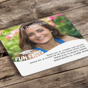 Dessous-de-verre Carré En Papier Graduation Moderne Minimaliste Mortarboard Fun Fac