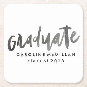 Dessous-de-verre Carré En Papier Graduation personnalisée