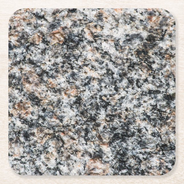 Dessous-de-verre Carré En Papier Granit - Hard Rock (Devant)