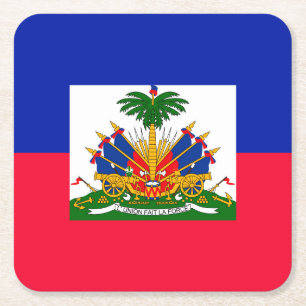 Dessous-de-verre Carré En Papier Haïti