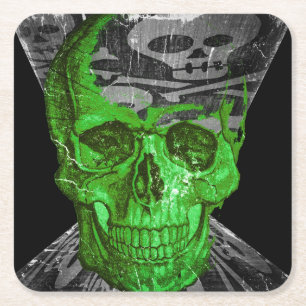 Dessous-de-verre Carré En Papier Halloween