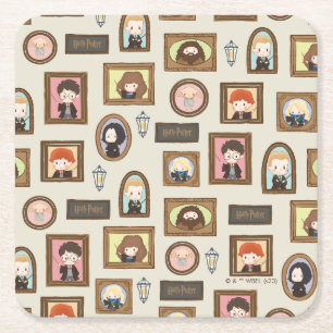 Dessous-de-verre Carré En Papier HARRY POTTER™ Chibi Image Frame Motif