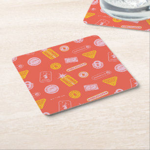 Dessous-de-verre Carré En Papier HARRY POTTER™   Motif Spings