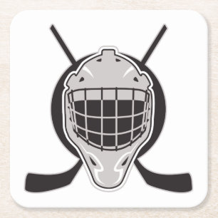 Dessous-de-verre Carré En Papier Hockey