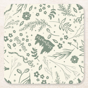 Dessous-de-verre Carré En Papier HOGWARTS™ Herbologie Motif magique