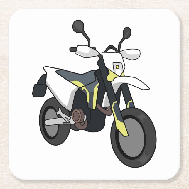 Dessous-de-verre Carré En Papier Husqvarna 701 simple style (Devant)