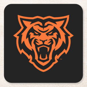 Dessous-de-verre Carré En Papier Idaho State University Bengals Spirit Design