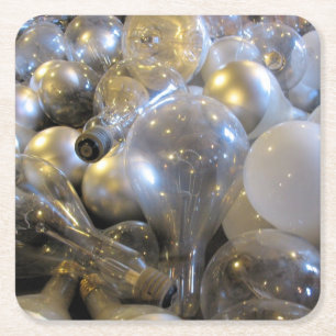 Dessous-de-verre Carré En Papier Idées lumineuses - Ampoules lumineuses - Dessous d