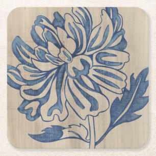 Dessous-de-verre Carré En Papier Indigo Mum