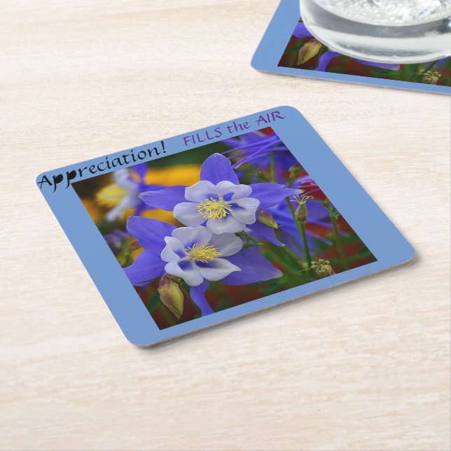 Dessous-de-verre Carré En Papier Inspirant (Incliné)