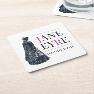 Dessous-de-verre Carré En Papier Jane Eyre à Cape et Bonnet