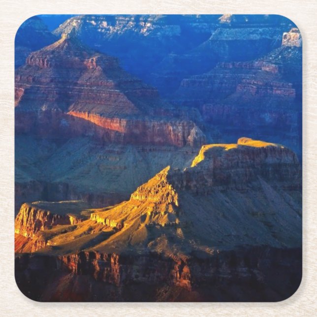 Dessous-de-verre Carré En Papier Jante de sud de canyon grand (Devant)