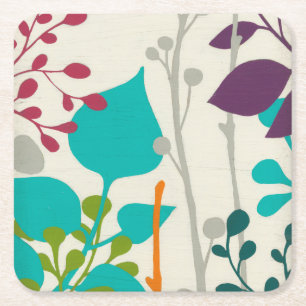 Dessous-de-verre Carré En Papier Jardin III de métro