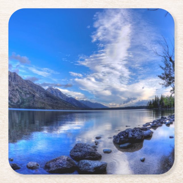 Dessous-de-verre Carré En Papier Jenny dans le matin (Devant)