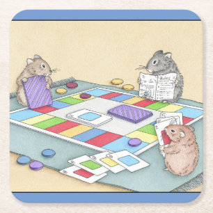 Dessous-de-verre Carré En Papier Jeux Hamster