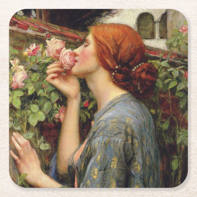 Dessous-de-verre Carré En Papier John William Waterhouse (Devant)
