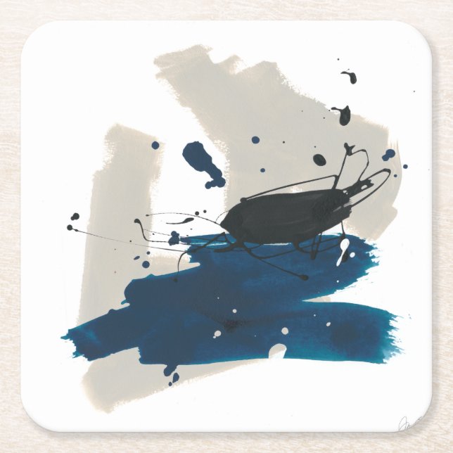 Dessous-de-verre Carré En Papier Kanji (Devant)