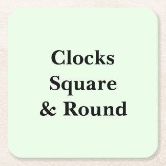 Dessous-de-verre Carré En Papier Keep Scrolling to See These Photo Wall Clocks 