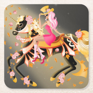 Dessous-de-verre Carré En Papier Key to Madness Square Coaster