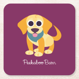 Dessous-de-verre Carré En Papier La BO le chien