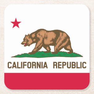 Dessous-de-verre Carré En Papier La Californie