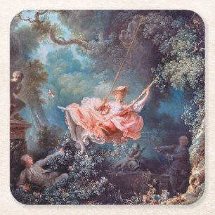 Dessous-de-verre Carré En Papier La Coupe, Fragonard