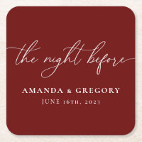 La Nuit Avant Le Dîner De Répétition Mariage