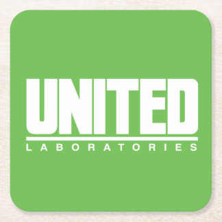 Dessous-de-verre Carré En Papier Laboratoires United Coasters