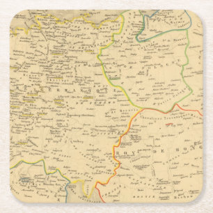 Dessous-de-verre Carré En Papier L'Allemagne 1137 un 1273