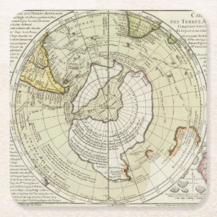 Dessous-de-verre Carré En Papier L'Antarctique 4