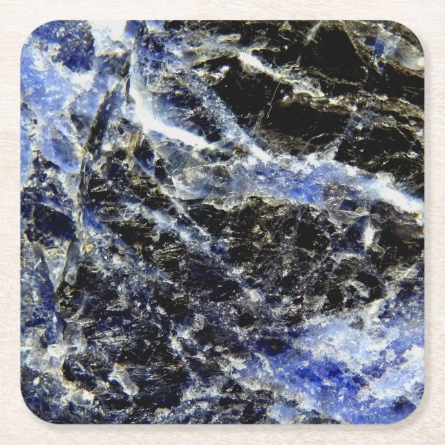 Dessous-de-verre Carré En Papier Lapis Lazuli Paper (Devant)