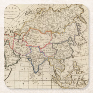 Dessous-de-verre Carré En Papier L'Asie 26