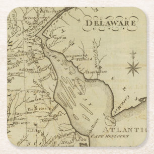 Dessous-de-verre Carré En Papier Le Delaware