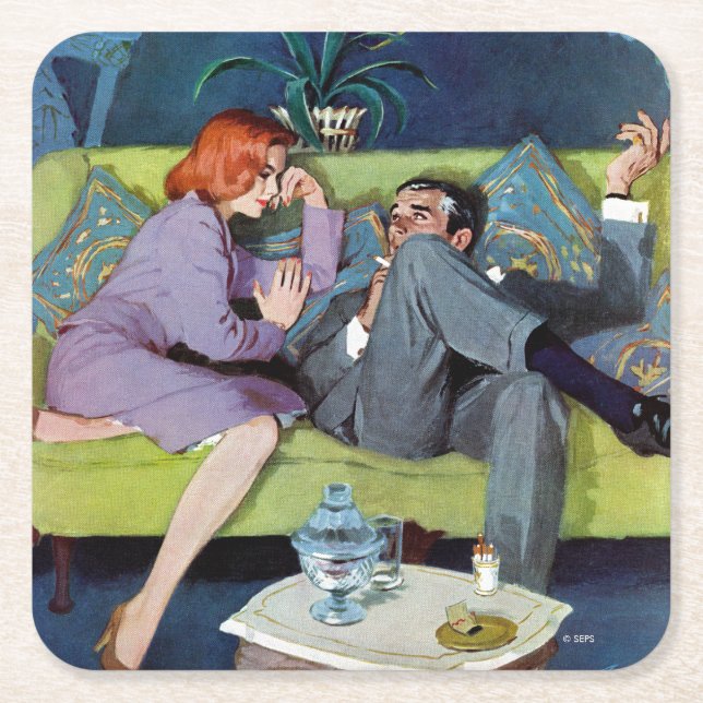 Dessous-de-verre Carré En Papier Le Dernier raid du Mont Noir (Devant)