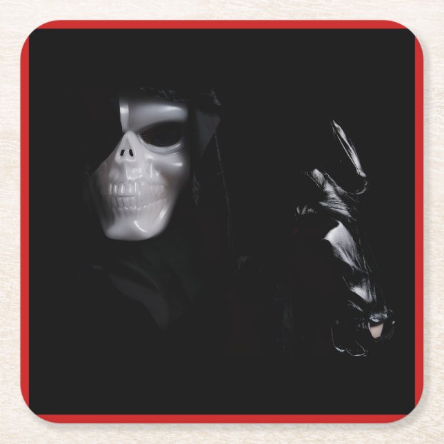 Dessous-de-verre Carré En Papier Le Gant - (Devant)