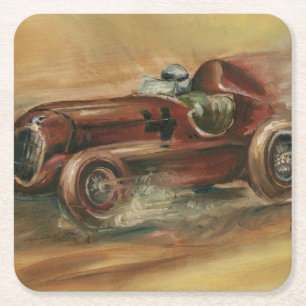 Dessous-de-verre Carré En Papier Le Mans Racecar par Ethan Harper